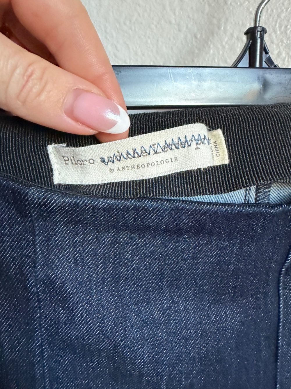 Pilcro High-Rise Performance Denim Leggings Denim Dark Sz 25 - Picture 8 of 13